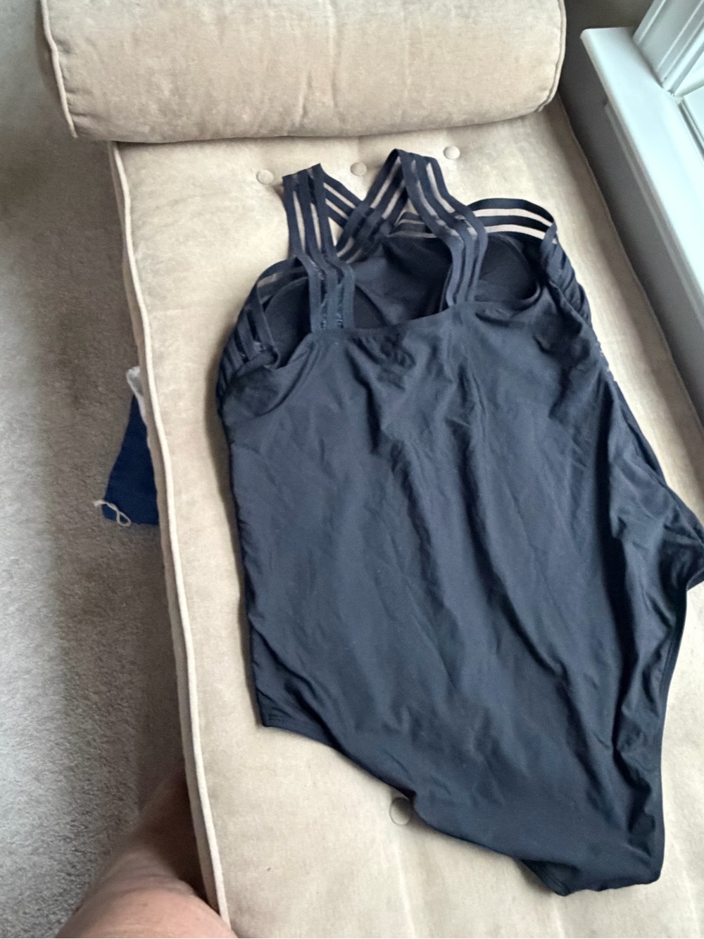 Apt. 9 Black Strappy One-Piece Swimsuit - Women Swim - Picture 4 of 7